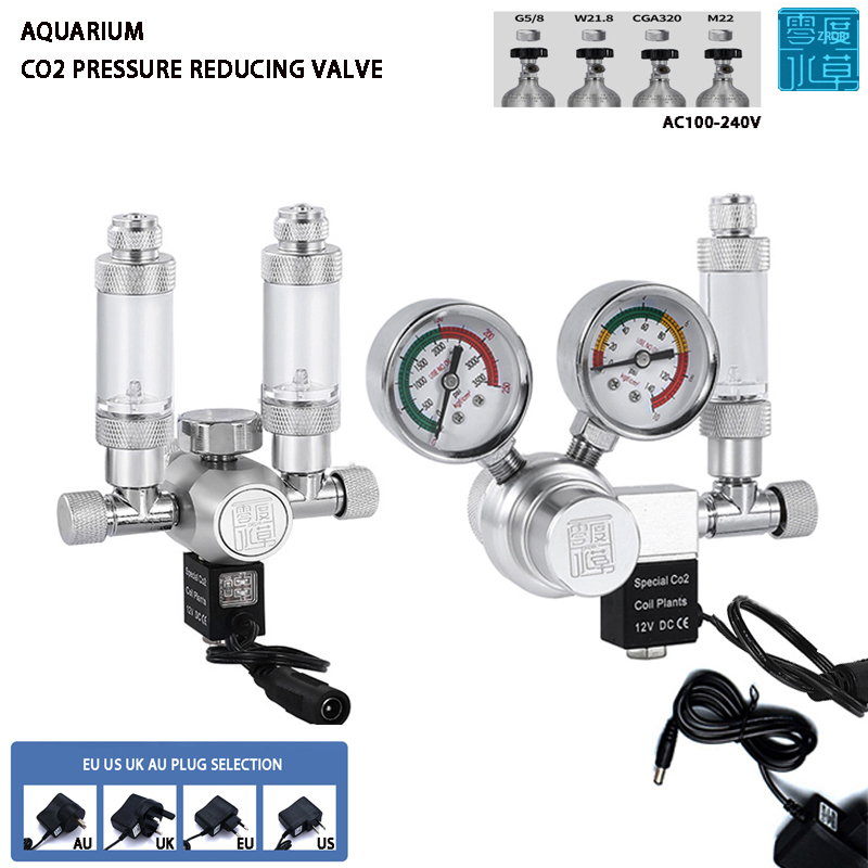 Planted Aquarium Supplies - Aquarium CO2 Regulator Solenoid Valve Bubble