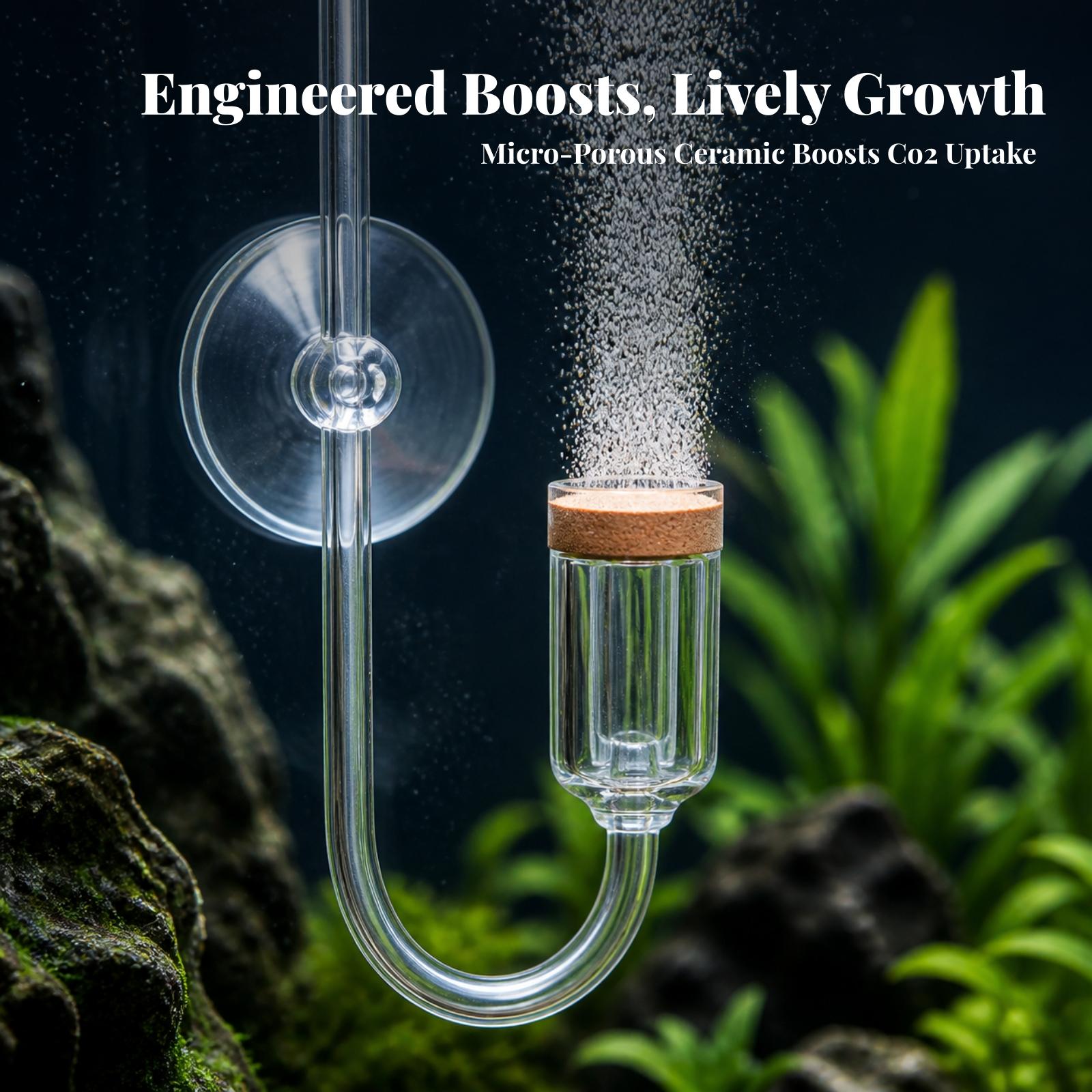 Aquarium Planted Wall - CO2 Mister for Aquarium Glass Wall