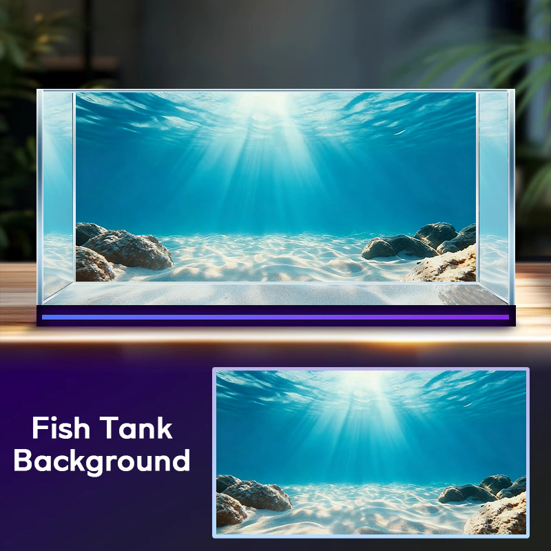 Aquarium Planet - Blue Sea Clear Sand, Fish Tank