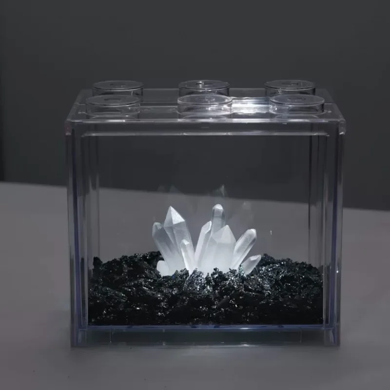 Aquarium Planet - Creative Betta Tank Decor Clear Crystal