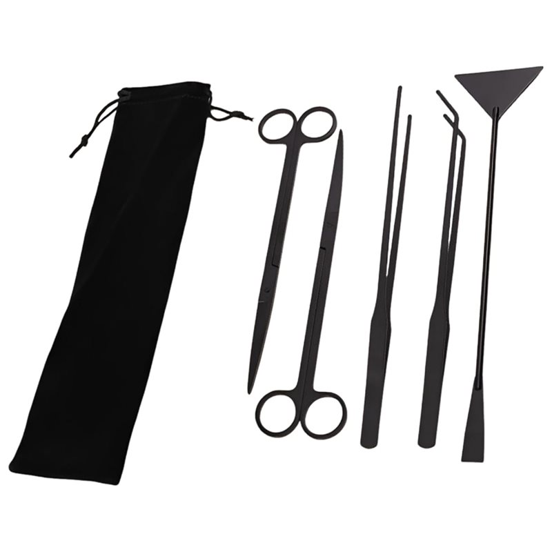 TFORU-Long Black Stainless Ste - Planted Aquarium Tool Kit 评论和价格