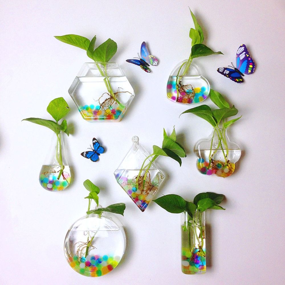 Cone Shape Wall Hanging Vase H - Aquarium Planted Wall 评论和价格