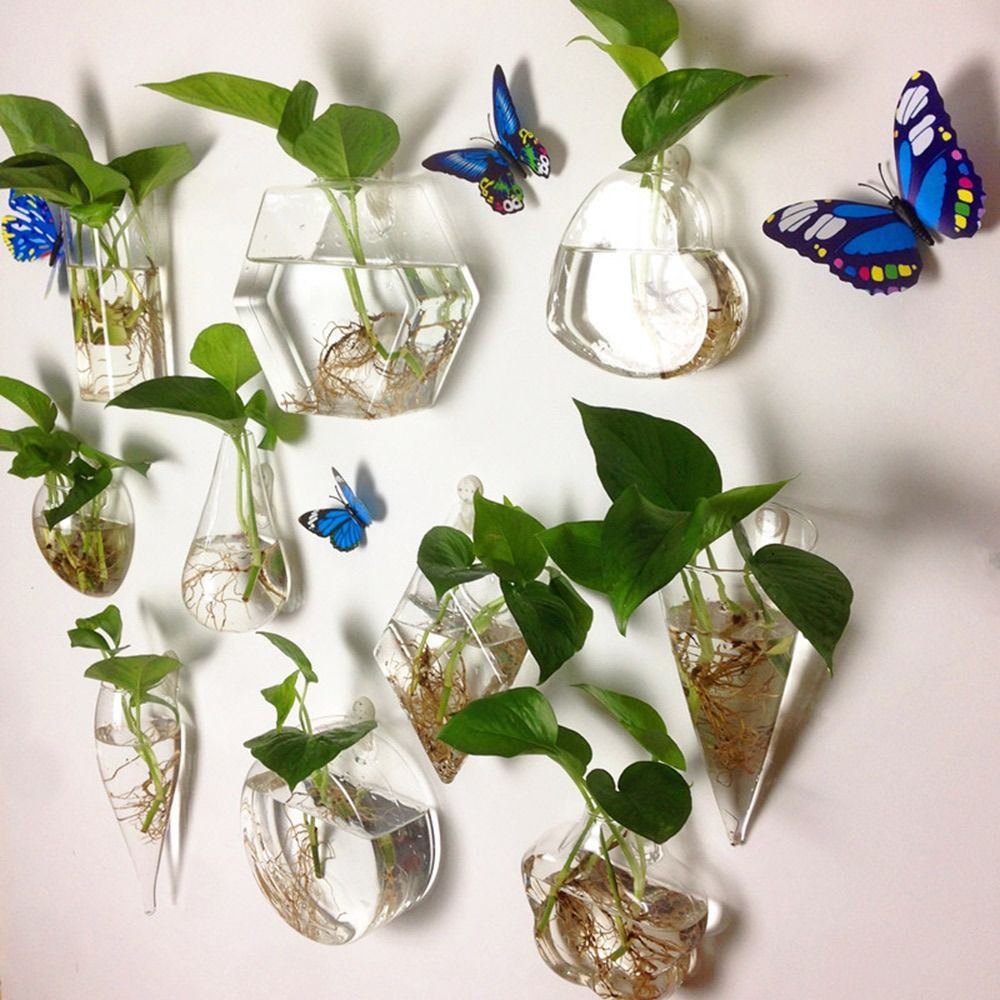 Cone Shape Wall Hanging Vase H - Aquarium Planted Wall 评论和价格
