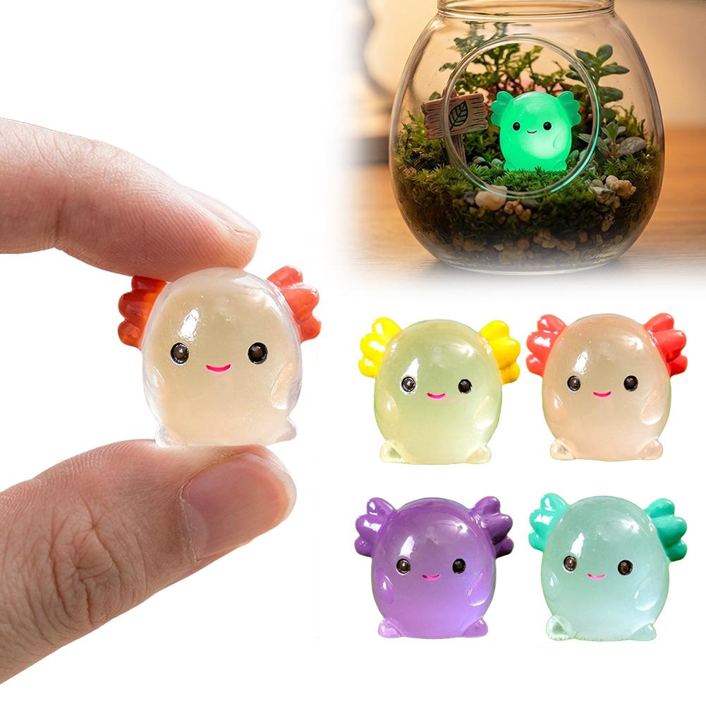 Luminous Axolotl Miniatures Gl - Aquarium Planting Ideas 评论和价格