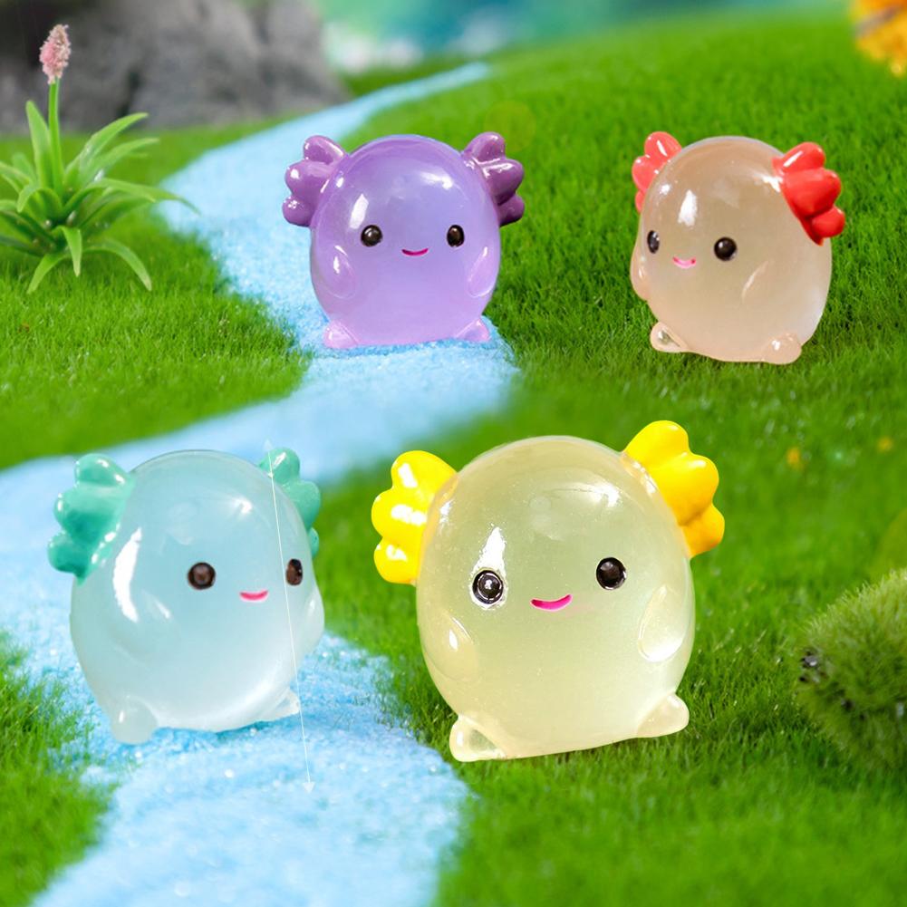 Luminous Axolotl Miniatures Gl - Aquarium Planting Ideas 评论和价格