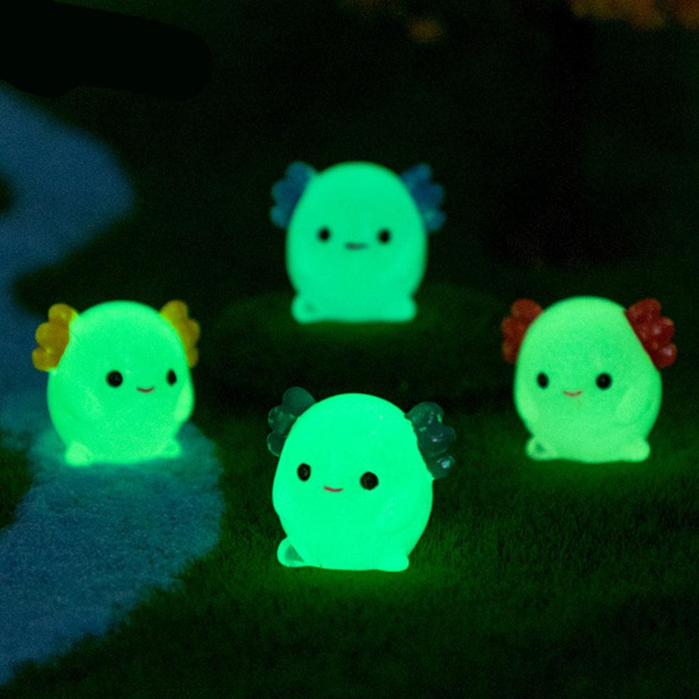 Luminous Axolotl Miniatures Gl - Aquarium Planting Ideas 评论和价格