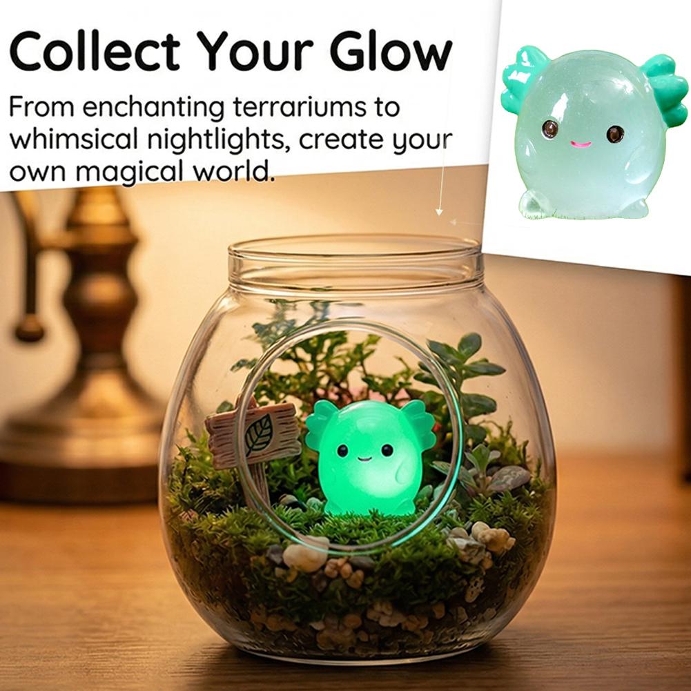 Luminous Axolotl Miniatures Gl - Aquarium Planting Ideas 评论和价格