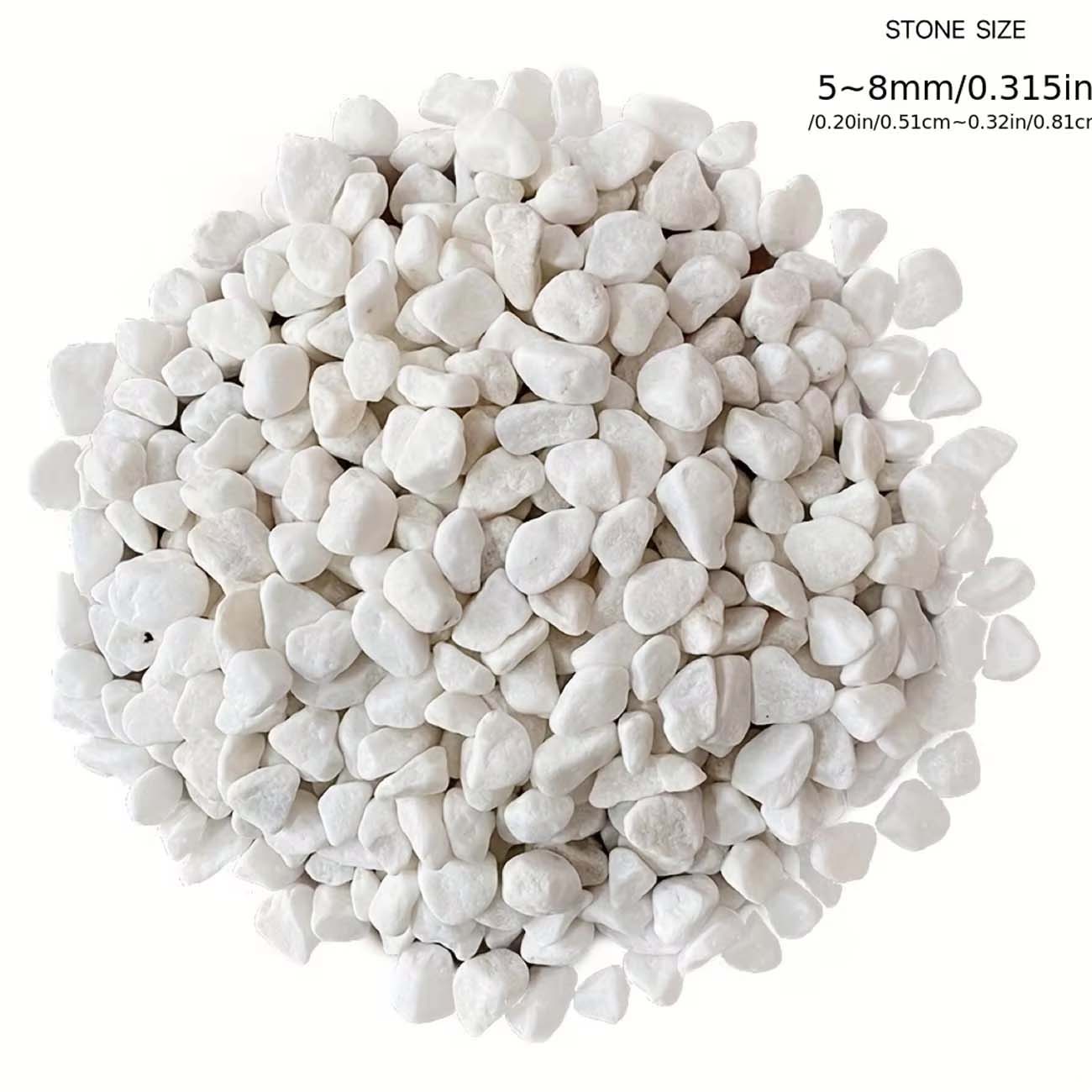 White Decorative Stones 100/20 - Aquarium Sand White 评论和价格