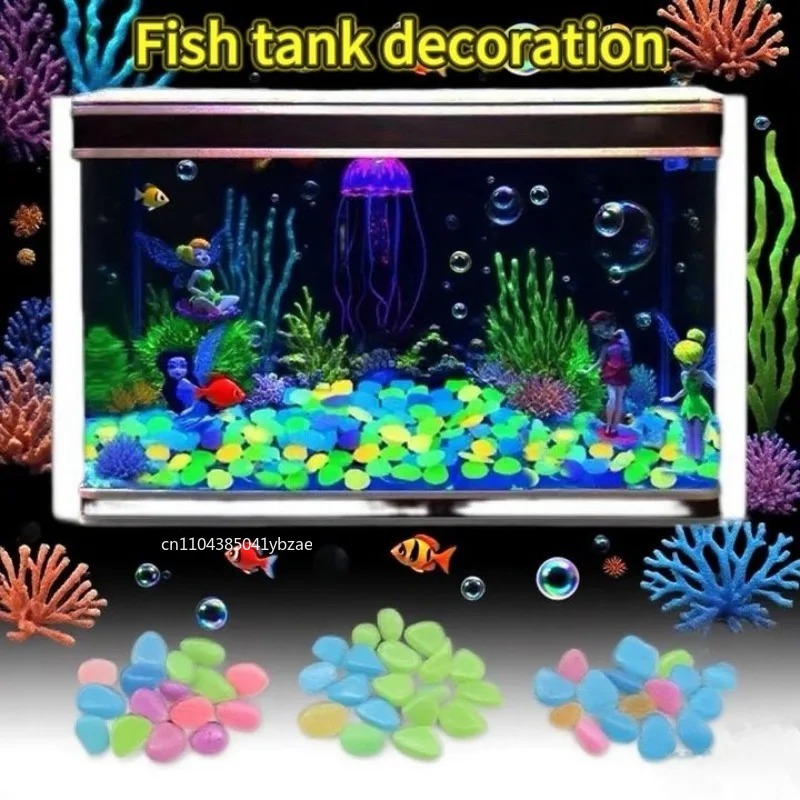 100-800pcs Glow in The Dark Pe - Aquarium Plants 评论和价格