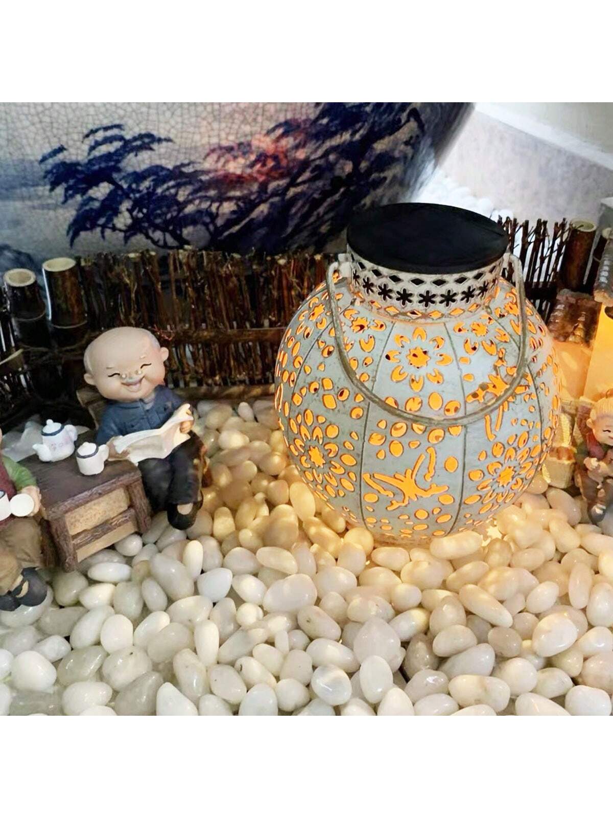River Rocks Decorative Ornamen - Aquarium Sand White 评论和价格
