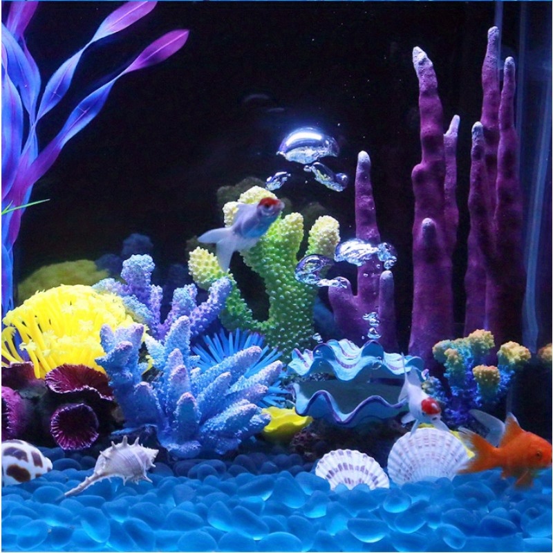 Aquarium Decoration Stone Blue - Aquarium Planet 评论和价格
