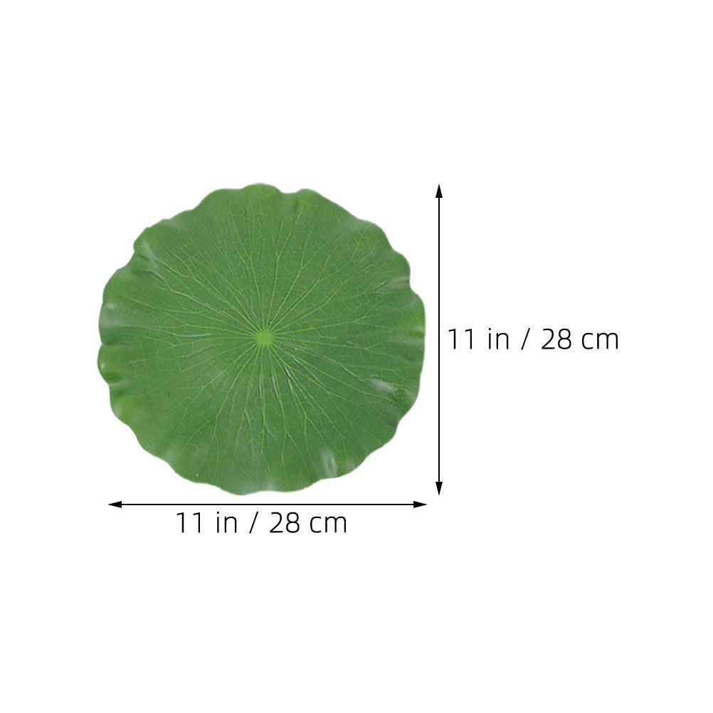 15Pcs Artificial Lily Pads Rea - Aquarium Plants 评论和价格