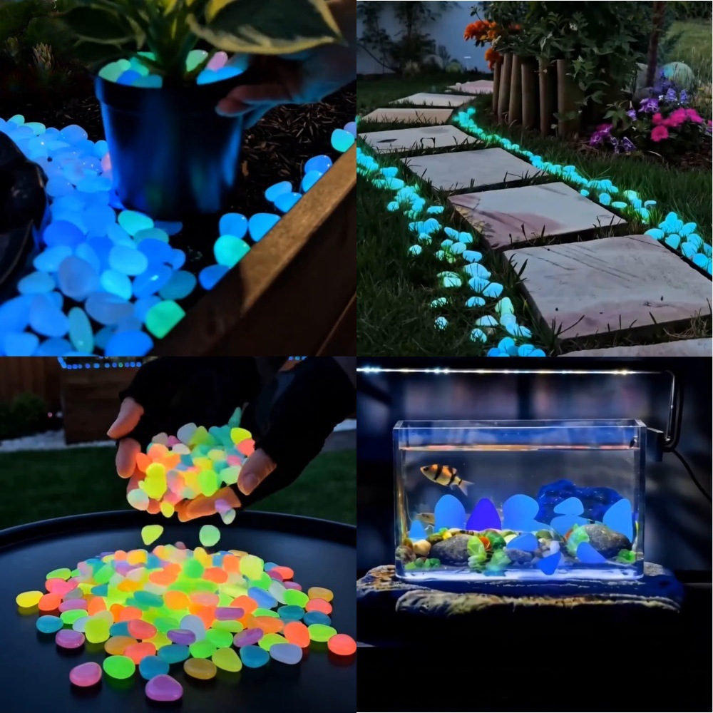 Colorful Glow In The Dark Lumi - Aquarium Plants 评论和价格