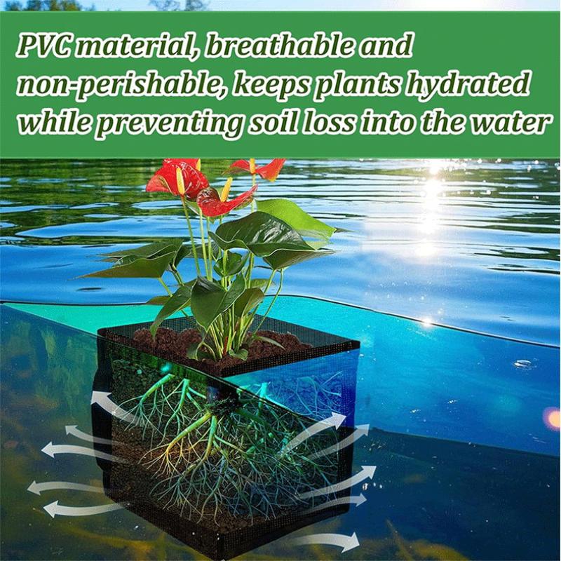 4 Pcs Black Mesh Pond Planting - Aquarium Plants 评论和价格