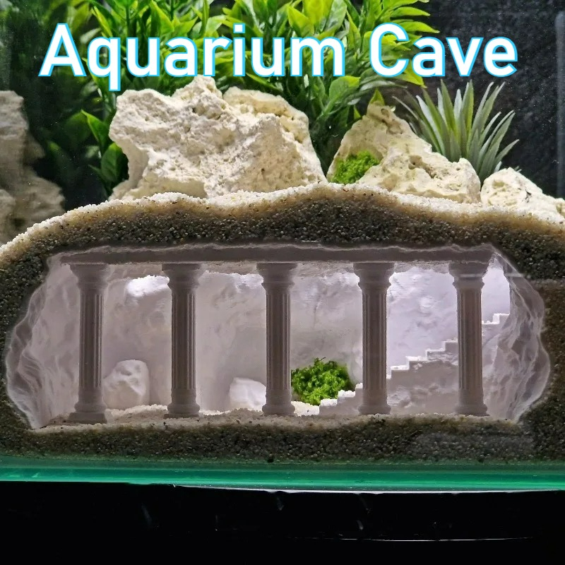 3D Printed Fish Tank Cave, Art - Aquarium Planet 评论和价格