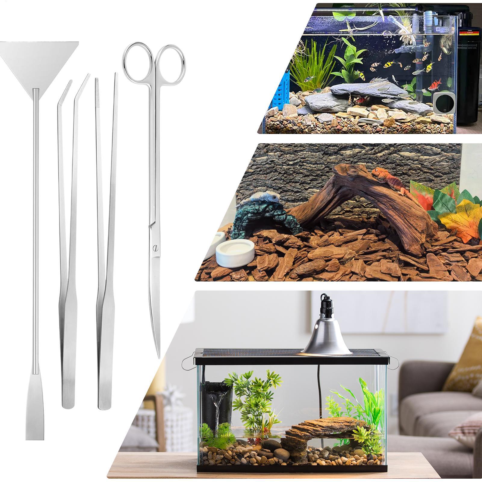 4pcs Aquarium Tool Kit Stainle - Planted Aquarium Tool Kit 评论和价格