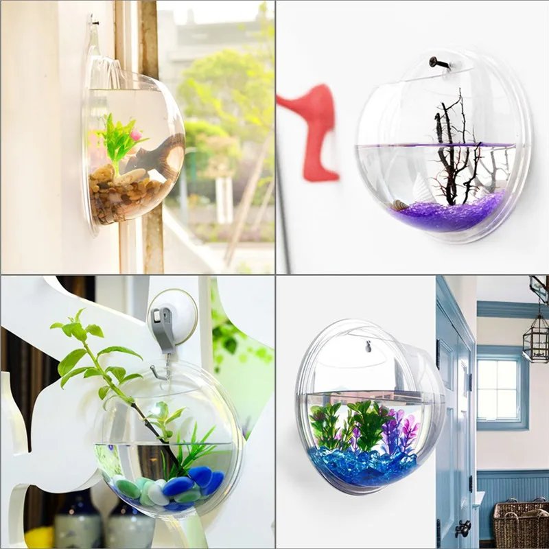 Transparent acrylic hanging wa - Aquarium Planted Wall 评论和价格