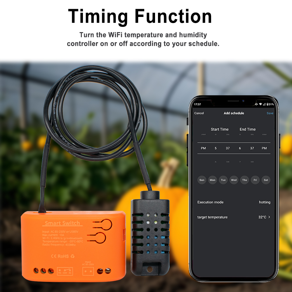 Tuya WiFi Temperature Humidity - Aquarium Plants 评论和价格