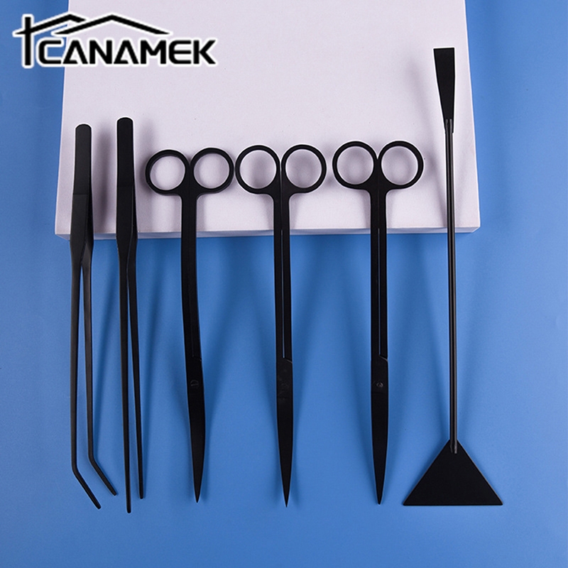 4/5/6PCS Stainless Steel Aquar - Planted Aquarium Tool Kit 评论和价格