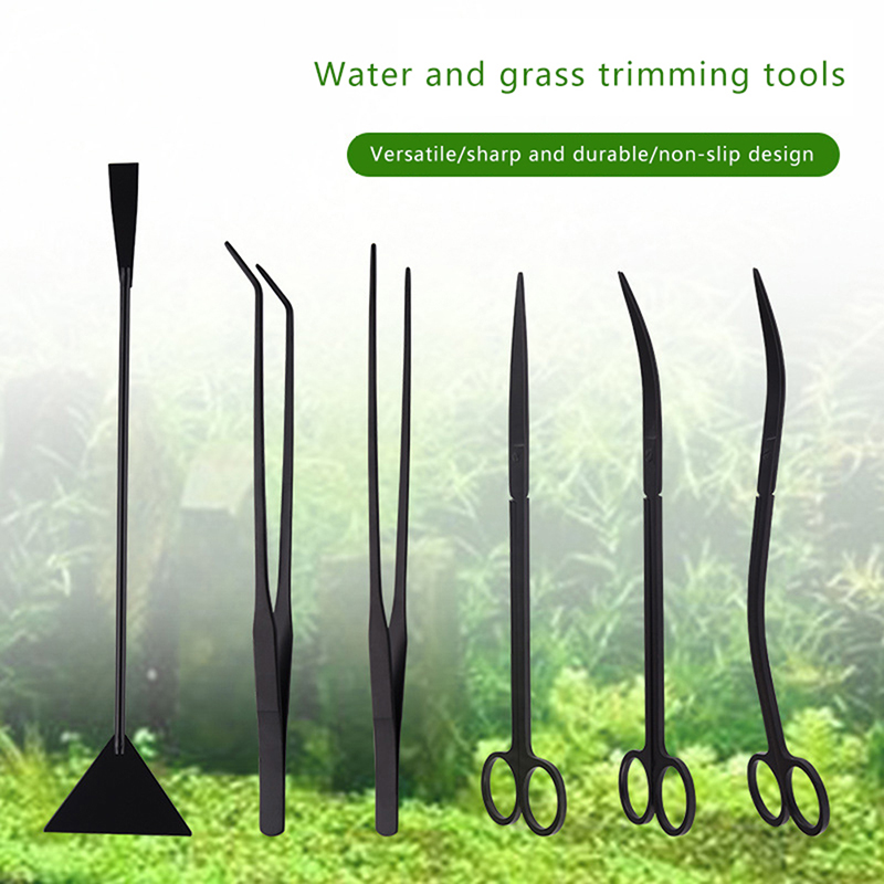 4/5/6PCS Stainless Steel Aquar - Planted Aquarium Tool Kit 评论和价格